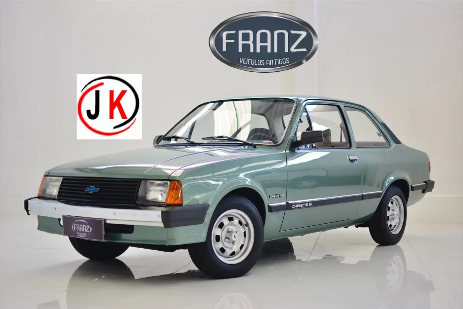 A história do carro Chevette L 1.6 a álcool 1985 cor verde