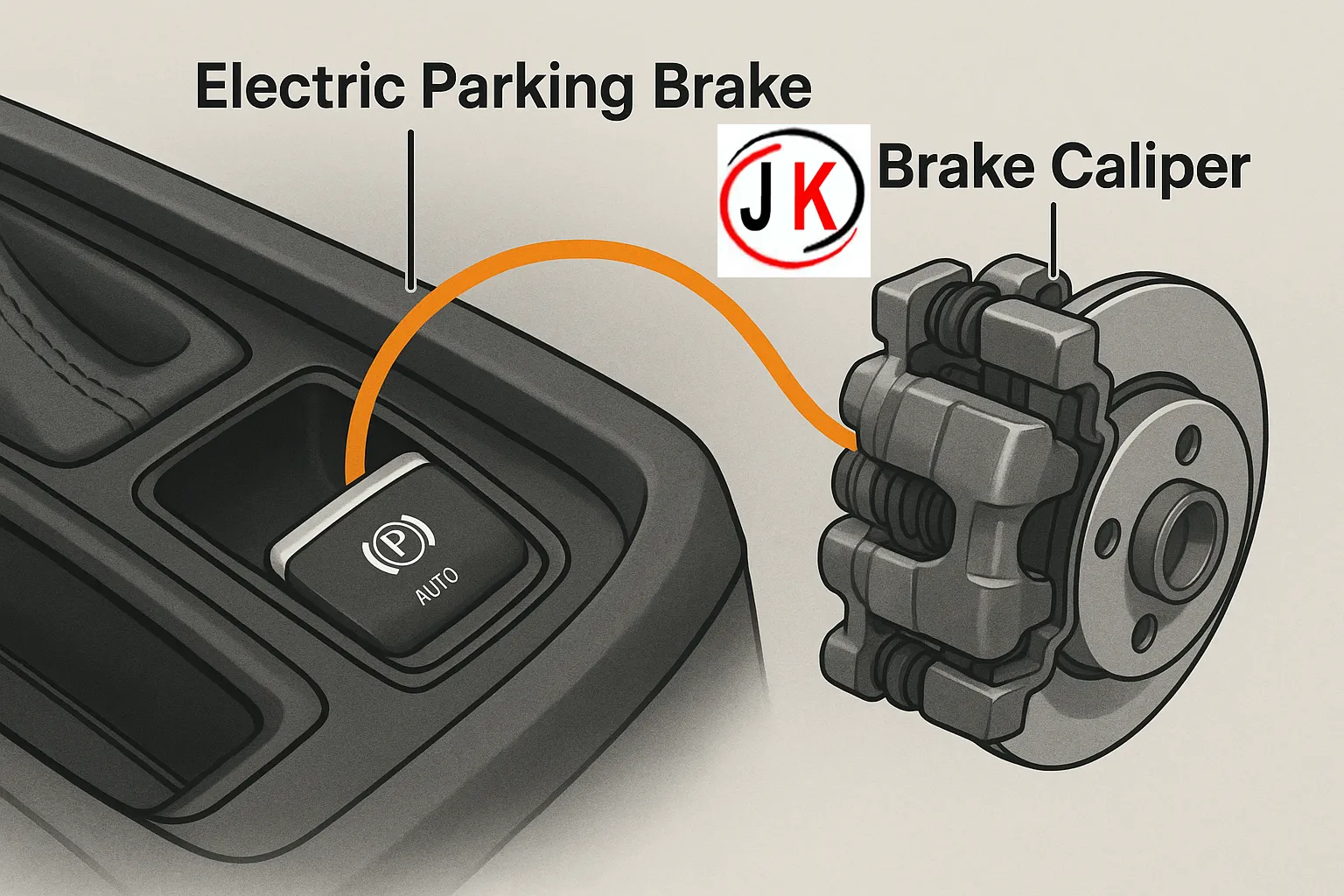 Como funciona o freio de mão elétrico