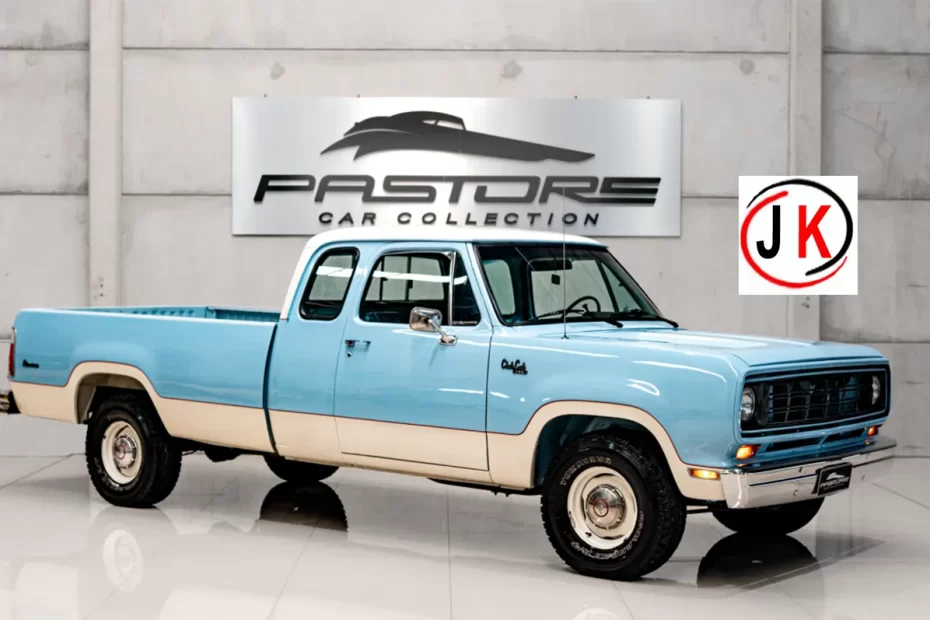 Ficha Técnica carros caminhonete antiga Dodge D100 Club Cab ano 1974