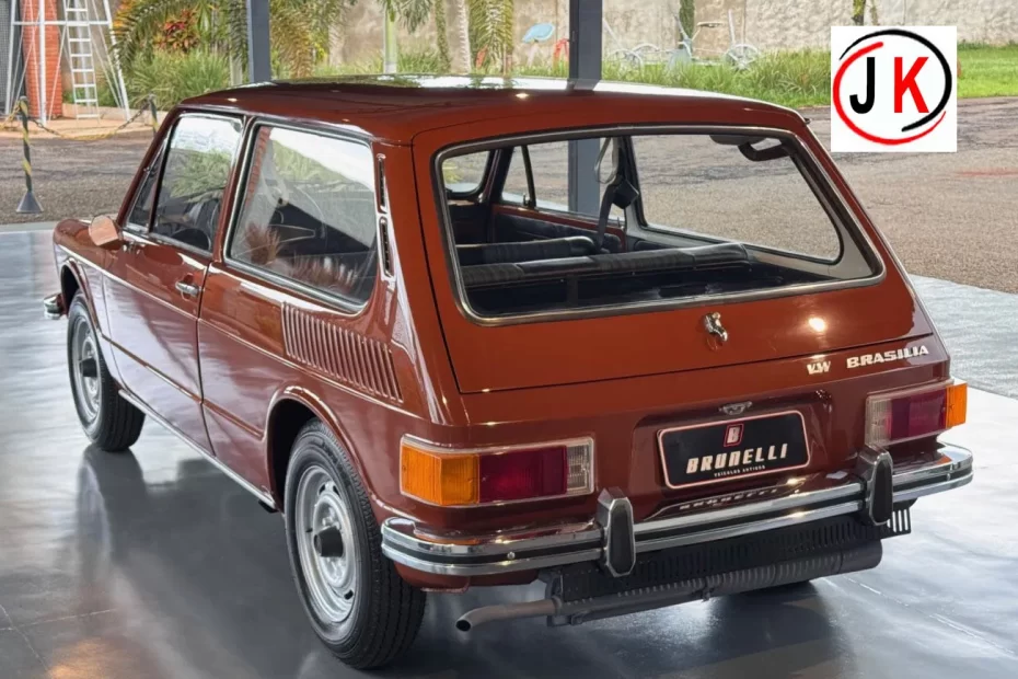 Ficha técnica carros VW Brasília 1974 Marrom Caravela