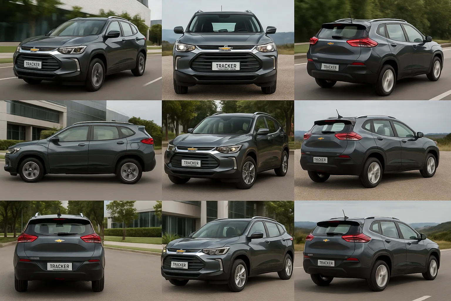 Ficha técnica e catálogo de cores Chevrolet Tracker 2022