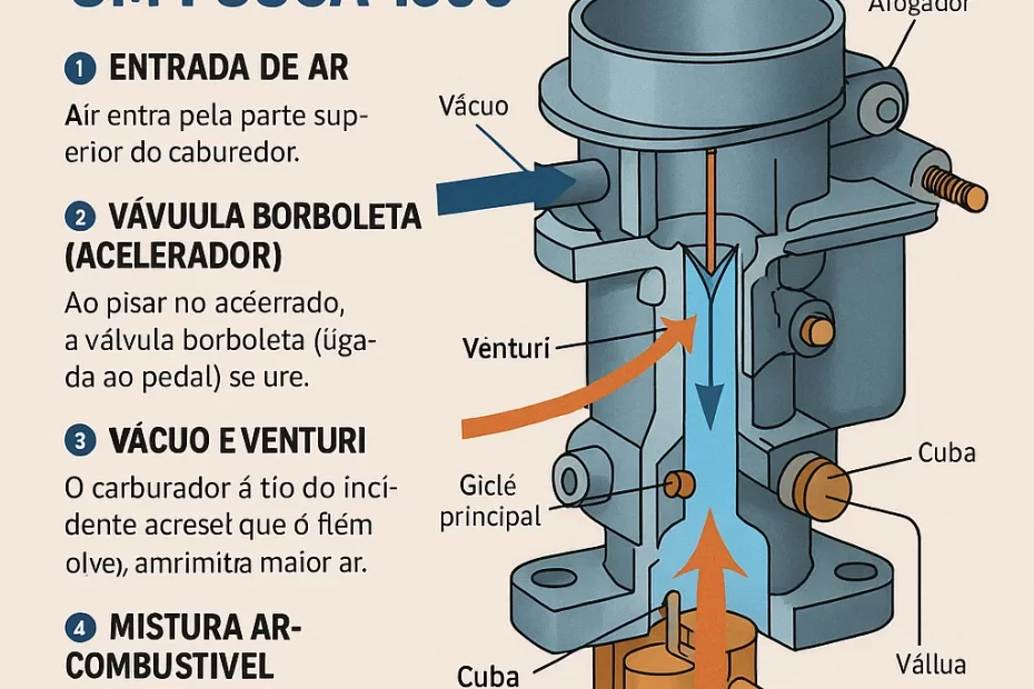 Revista mecânica: Como funciona o Carburador de um Fusca antigo