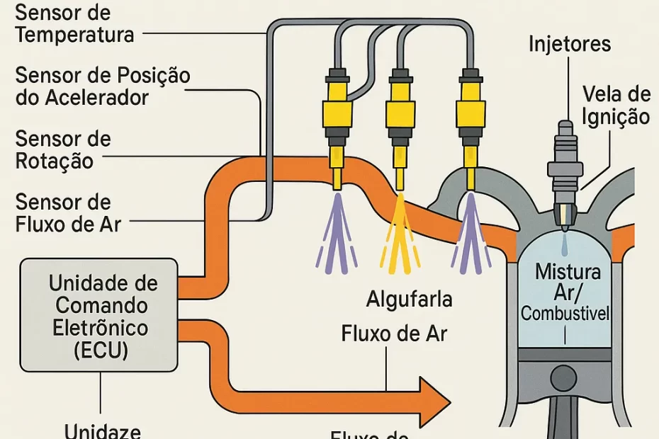 Revista mecânica Como funciona o sistema de injeção eletrônica multiponto