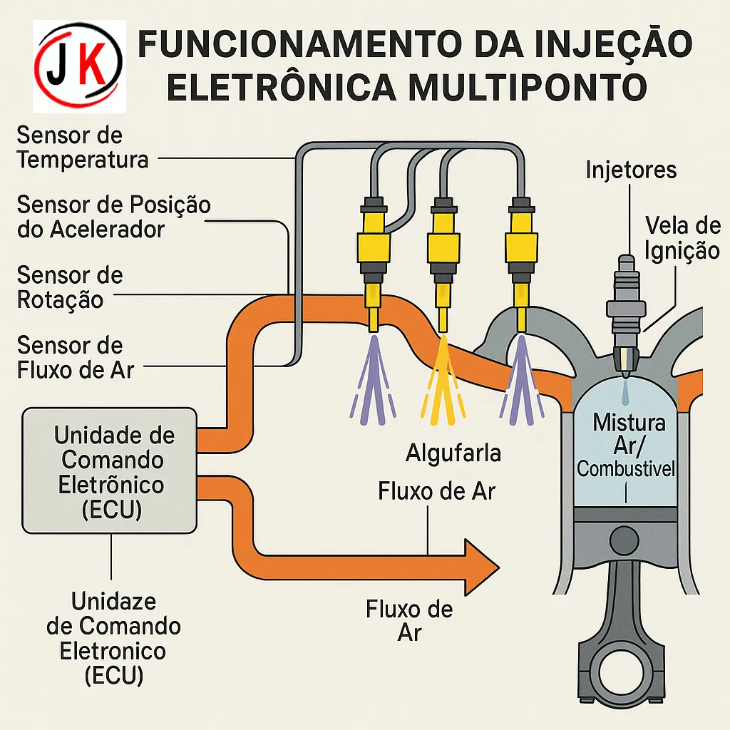 Revista mecânica Como funciona o sistema de injeção eletrônica multiponto