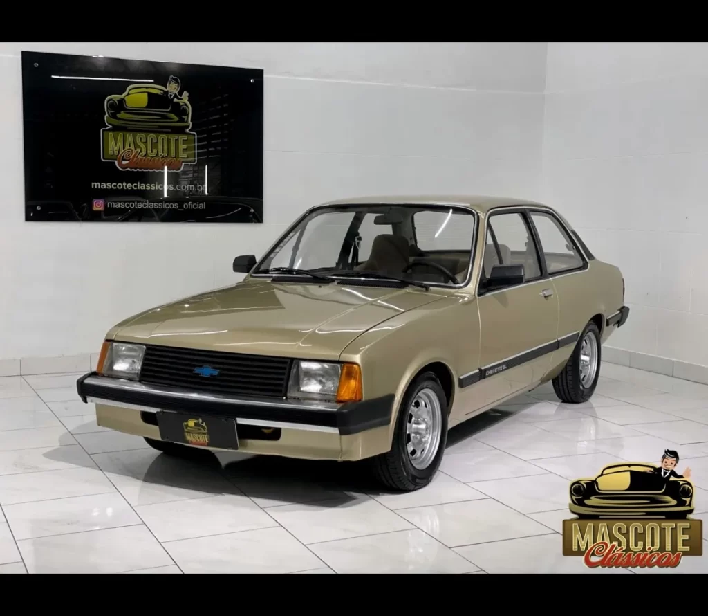 Ficha Técnica carros Chevrolet Chevette SL 1.6 a álcool cor Dourado Colonial ano 1986