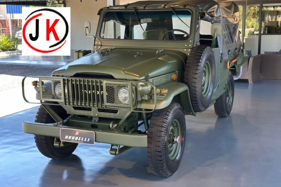 Ficha Técnica carros Toyota Bandeirante 4X4 Xingu Bernardini Militar ano 1985