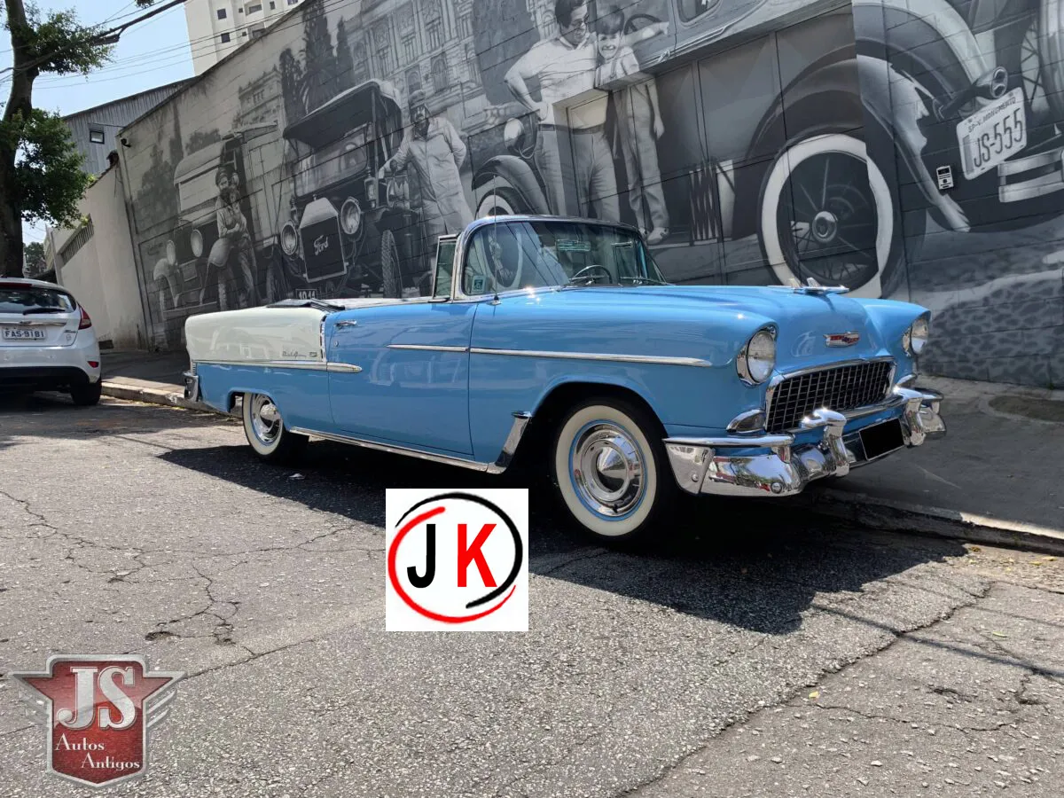 Ficha Técnica carros antigos Chevrolet BelAir V8 Conversível ano 1955