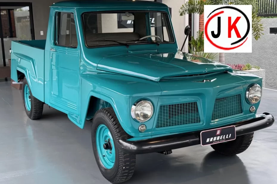 Ficha Técnica carros caminhonete antiga picape Willys Jeep ano 1965