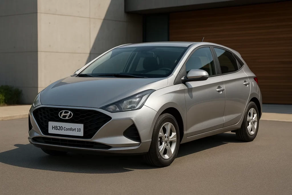 HB20 Comfort 1.0 2026 O compacto que equilibra custo, tecnologia e estilo