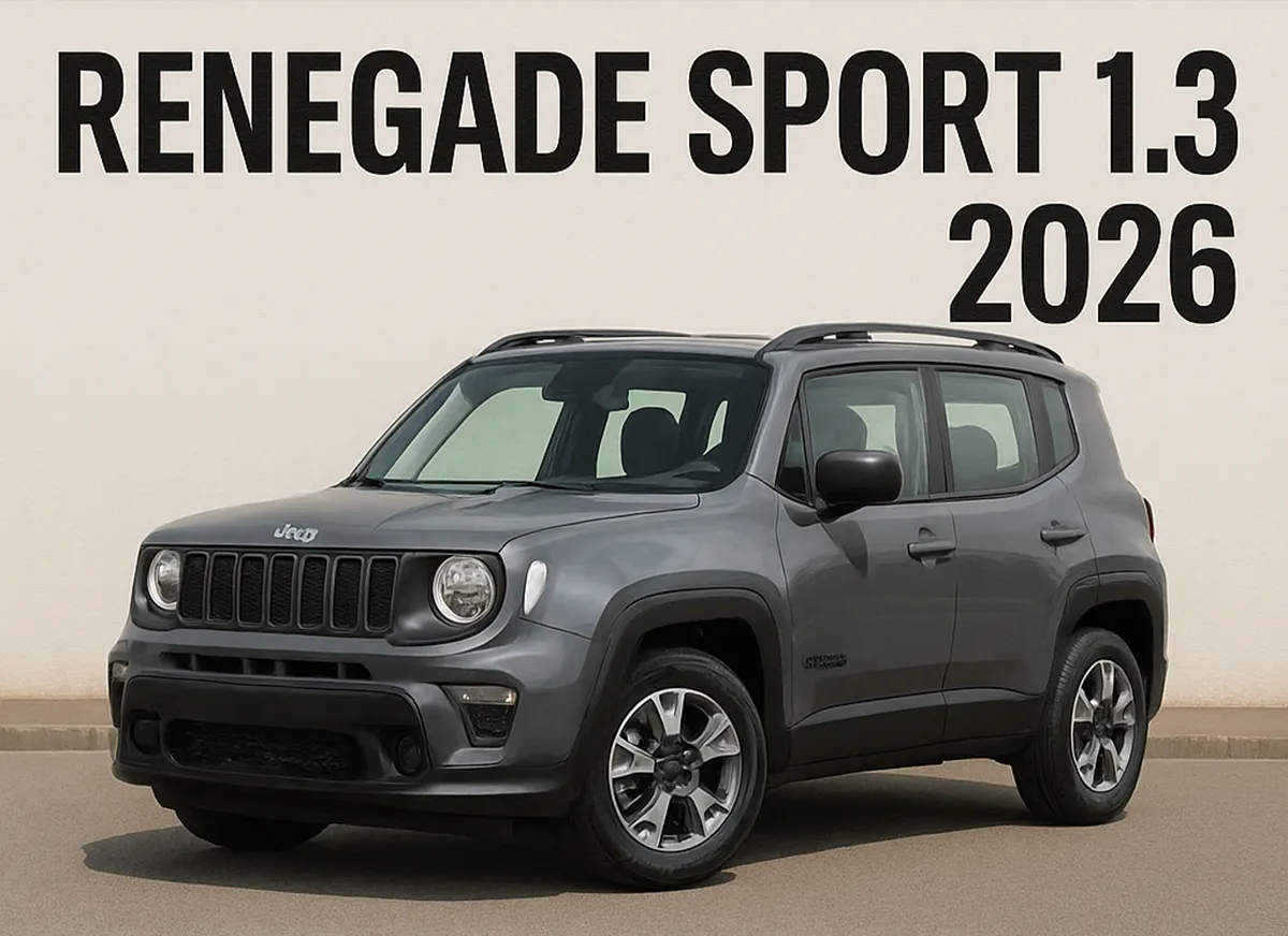Jeep Renegade Sport 1.3 Turbo 2026 O SUV compacto que entrega mais do que promete