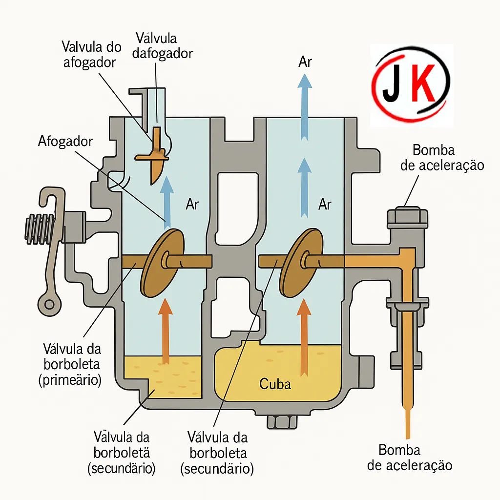 Revista mecânica Como funcionava o carburador solex de corpo duplo do Passat ts