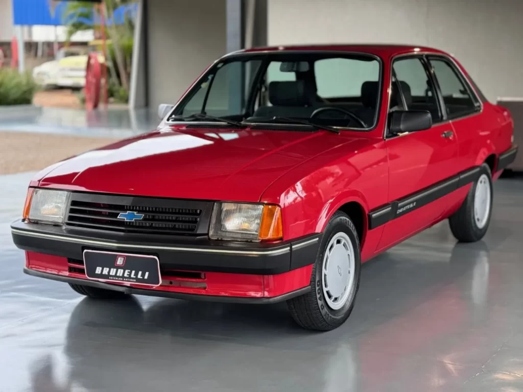 Ficha Técnica carros Chevette SL/E 1.6/S Álcool cor Vermelho Bonanza ano 1988