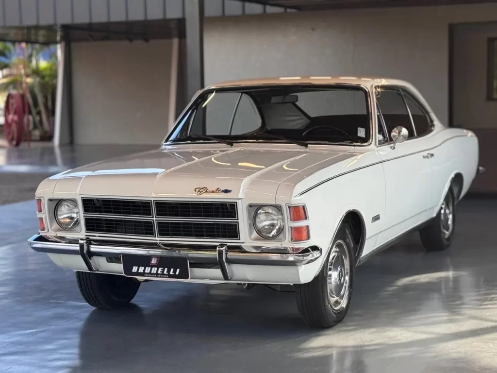 Ficha Técnica carros Chevrolet Opala De Luxo Coupé 2.5 Cor Branco Everest ano 1978