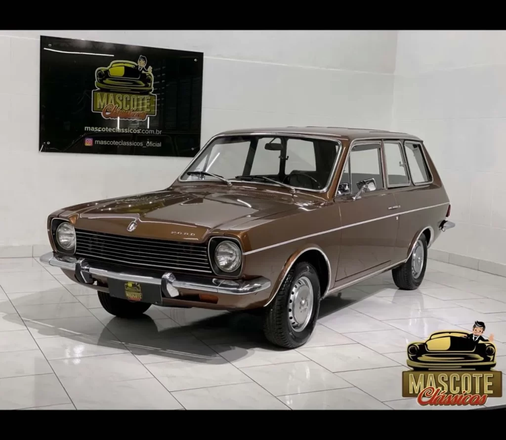 Ficha técnica Carros Ford Belina 1.4 cor marrom metálico ano 1975