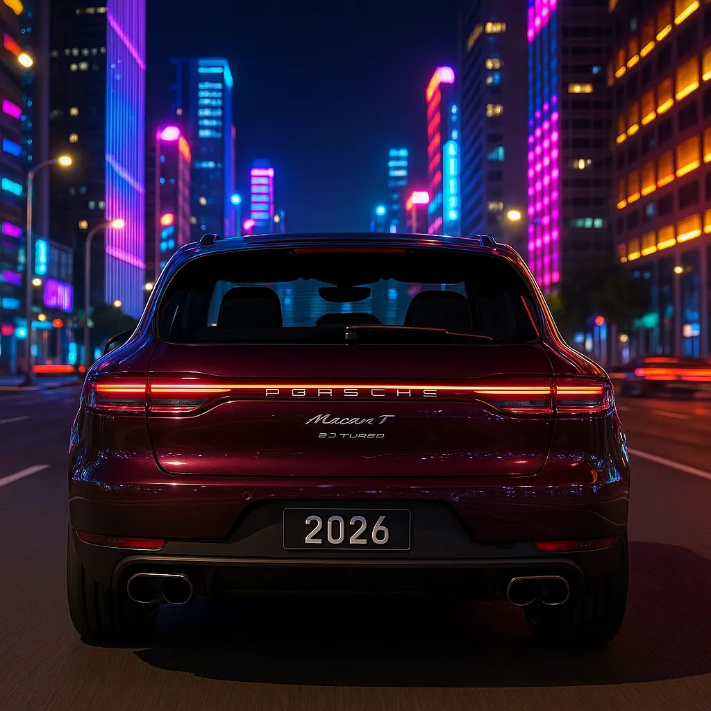 Ficha técnica Carros Porsche Macan T 2.0 Turbo ano 2026