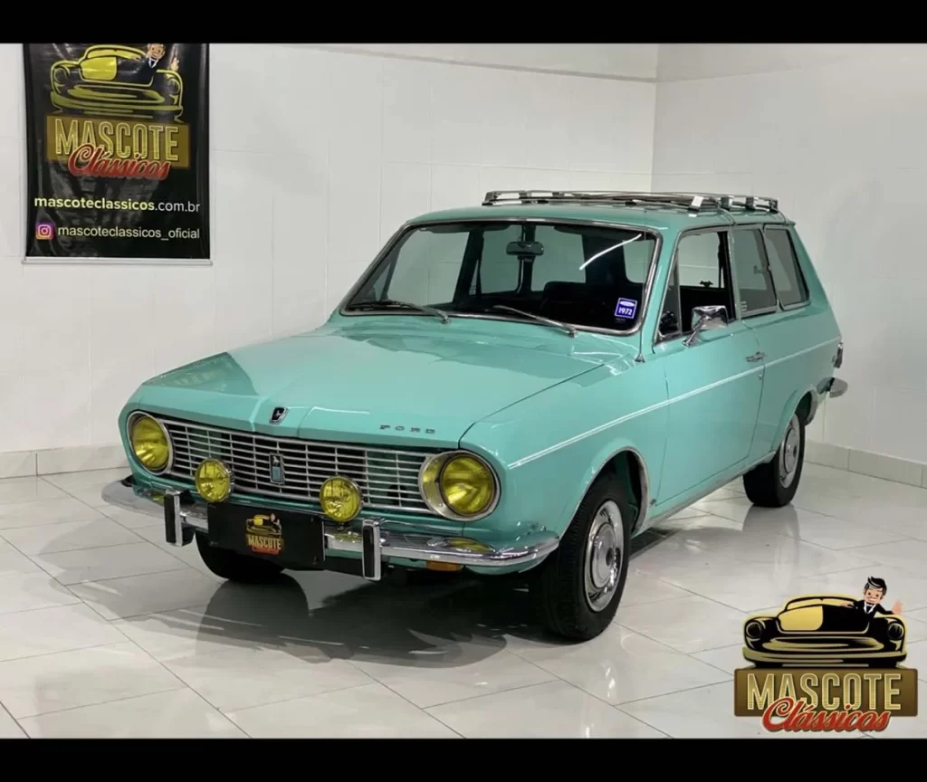 Ficha técnica carros Ford Belina Special cor Verde Capri motor sierra 1.3 ano 1972