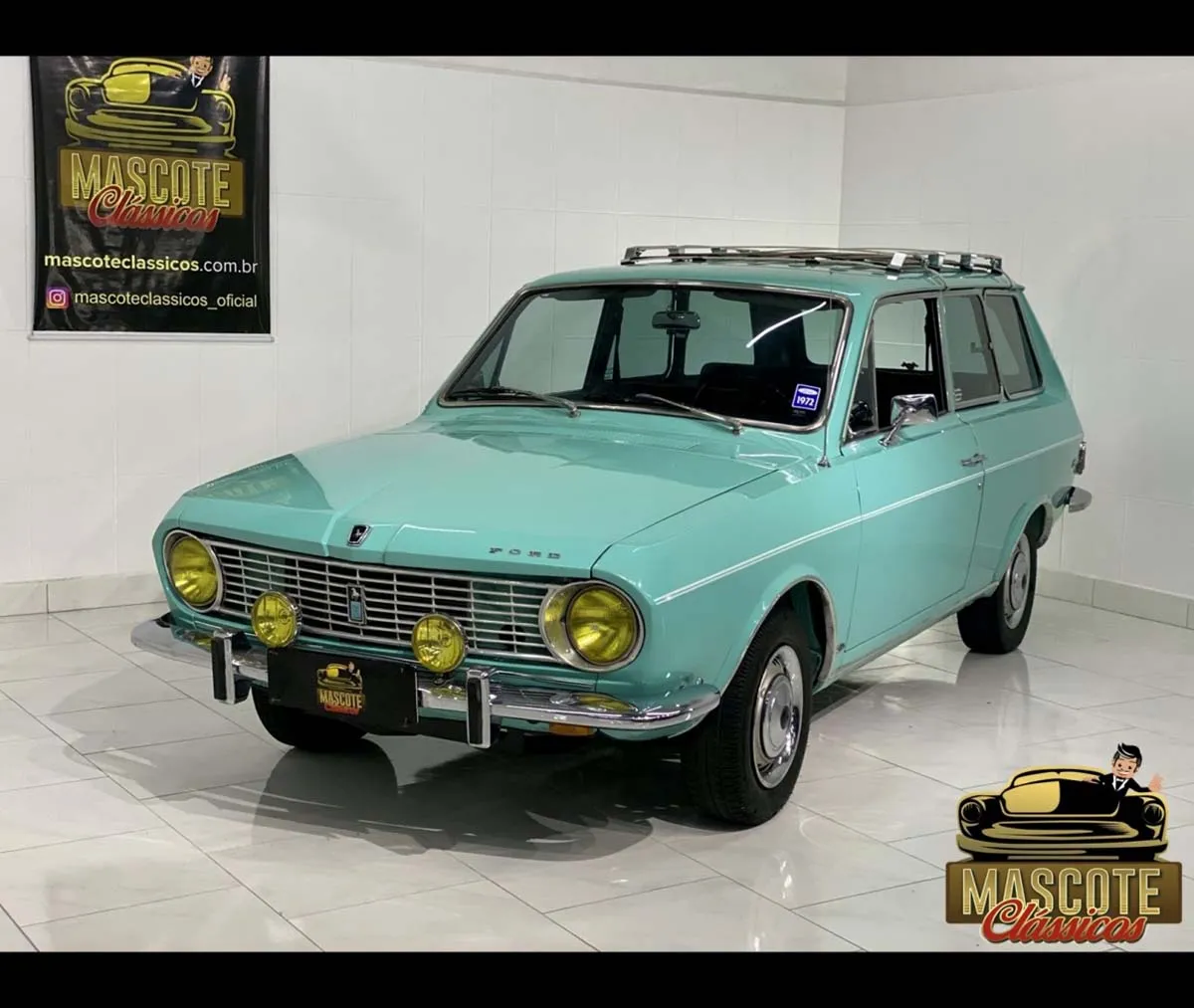 Ficha técnica carros Ford Belina Special cor Verde Capri motor sierra 1.3 ano 1972