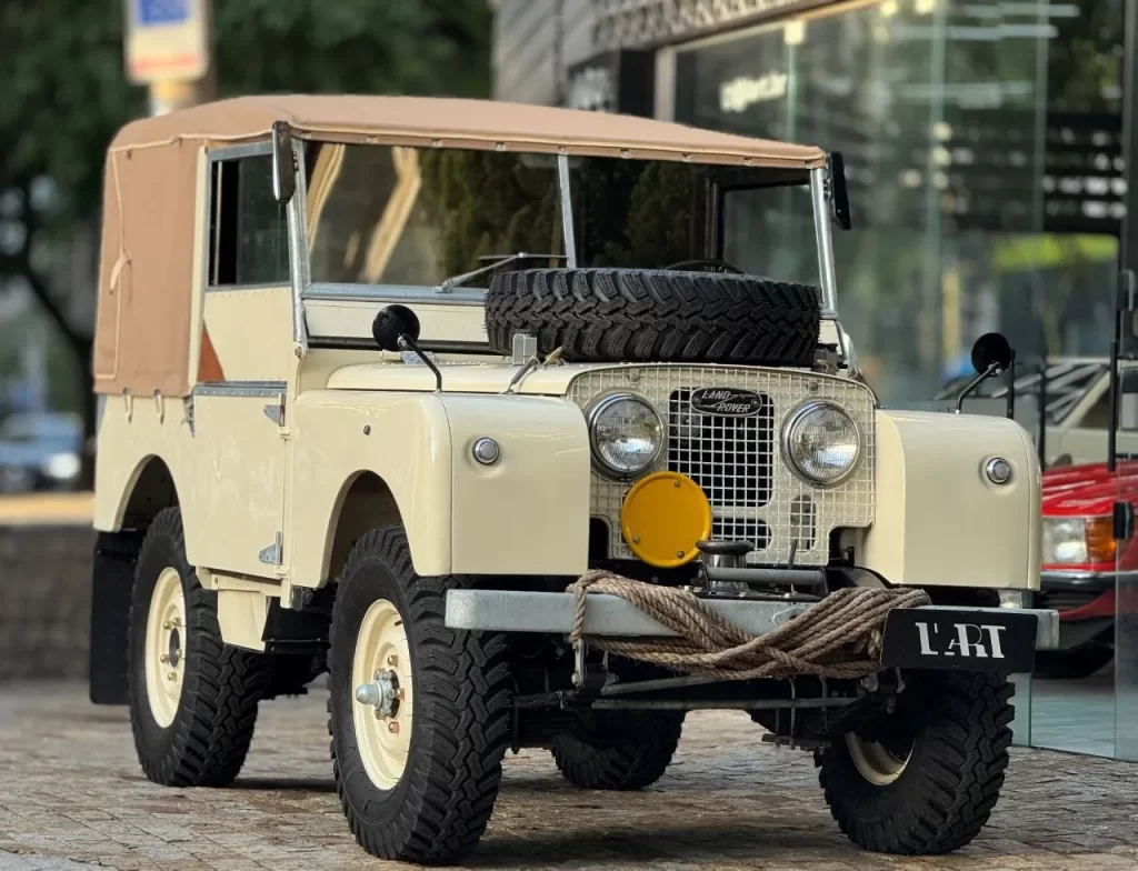 Ficha técnica carros Land Rover Série 1 ano 1952