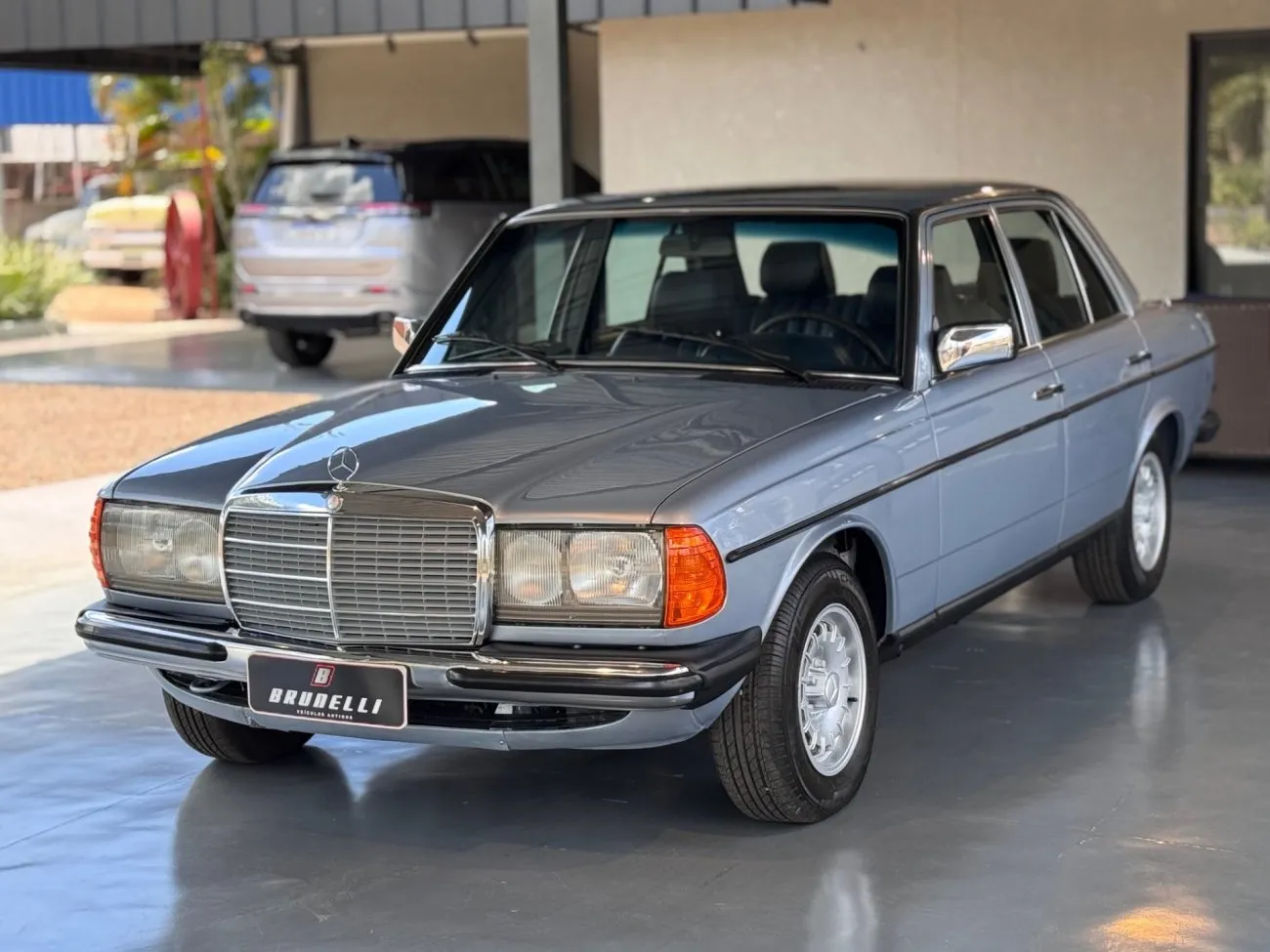 Ficha técnica carros Mercedes Benz 300D Diesel cor Prata Azul Metálico ano 1983