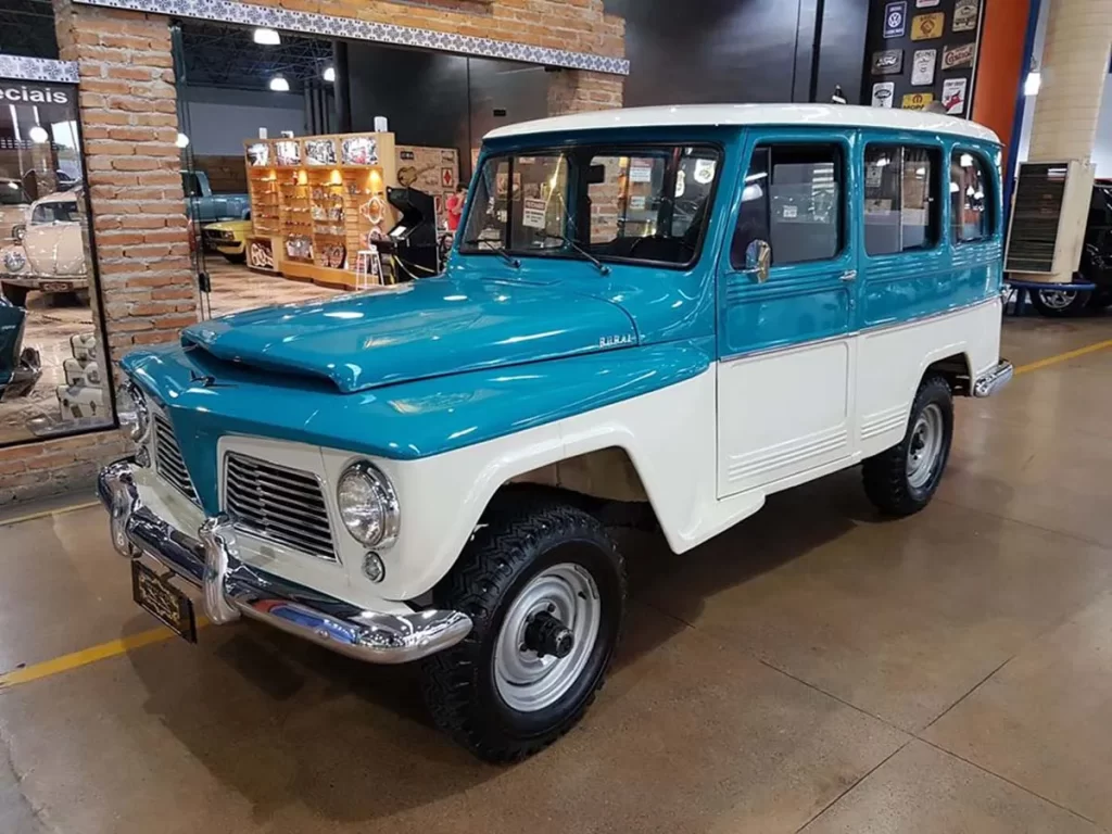 Ficha técnica carros Rural Willys 4X4 6 cilindros ano 1965