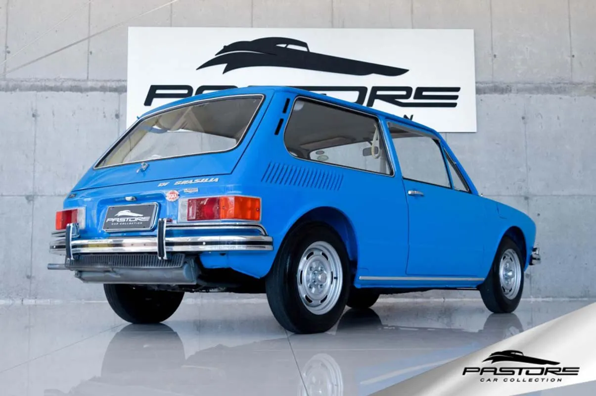 Ficha técnica carros Volkswagen Brasília cor Azul Safira ano 1974