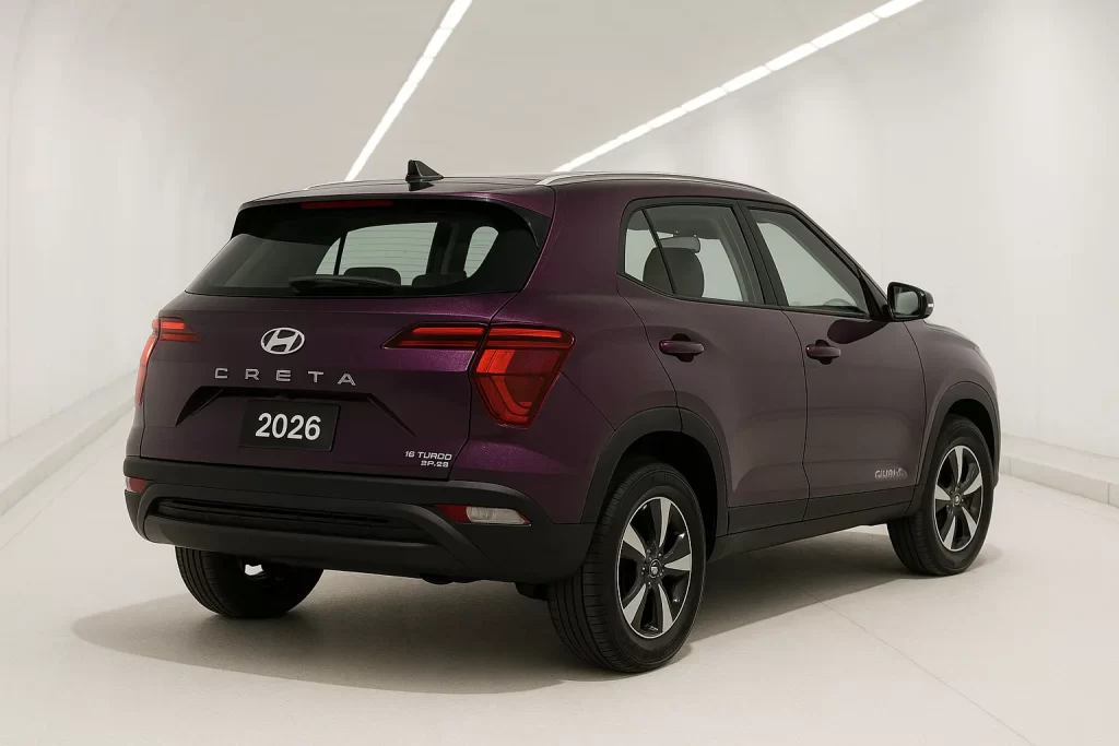 Hyundai Creta Comfort 1.0 Turbo flex ano 2026, Ficha Técnica, notícias, preço, equipamentos, consumo, desempenho e catálogo de cores