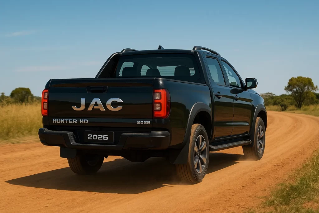 Jac Hunter HD versão intermediária ano 2026, Ficha Técnica, notícias, preço, equipamentos, consumo, desempenho e catálogo de cores