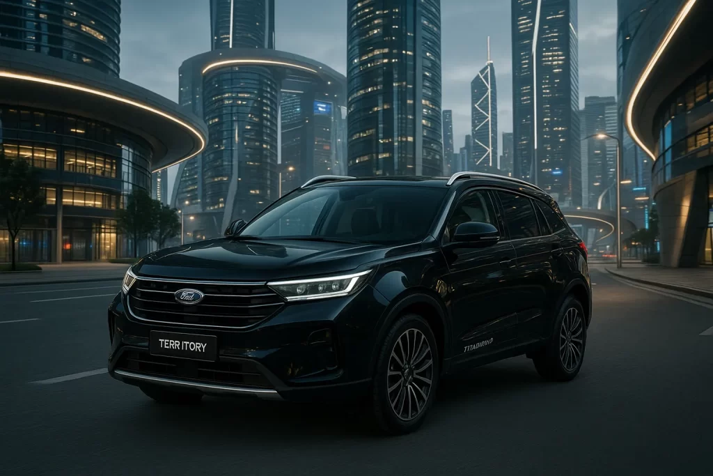 Notícias sobre automóveis: Ford Territory Titanium 1.5 Turbo ano 2026