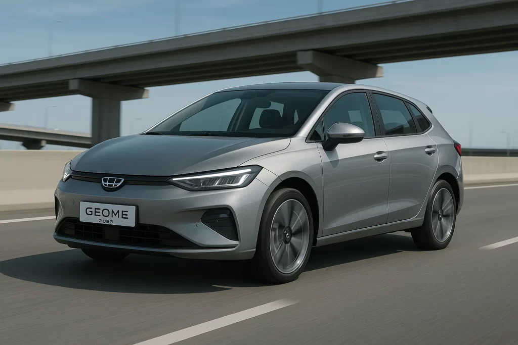 Notícias sobre automóveis: Geely Geome EV ano 2026