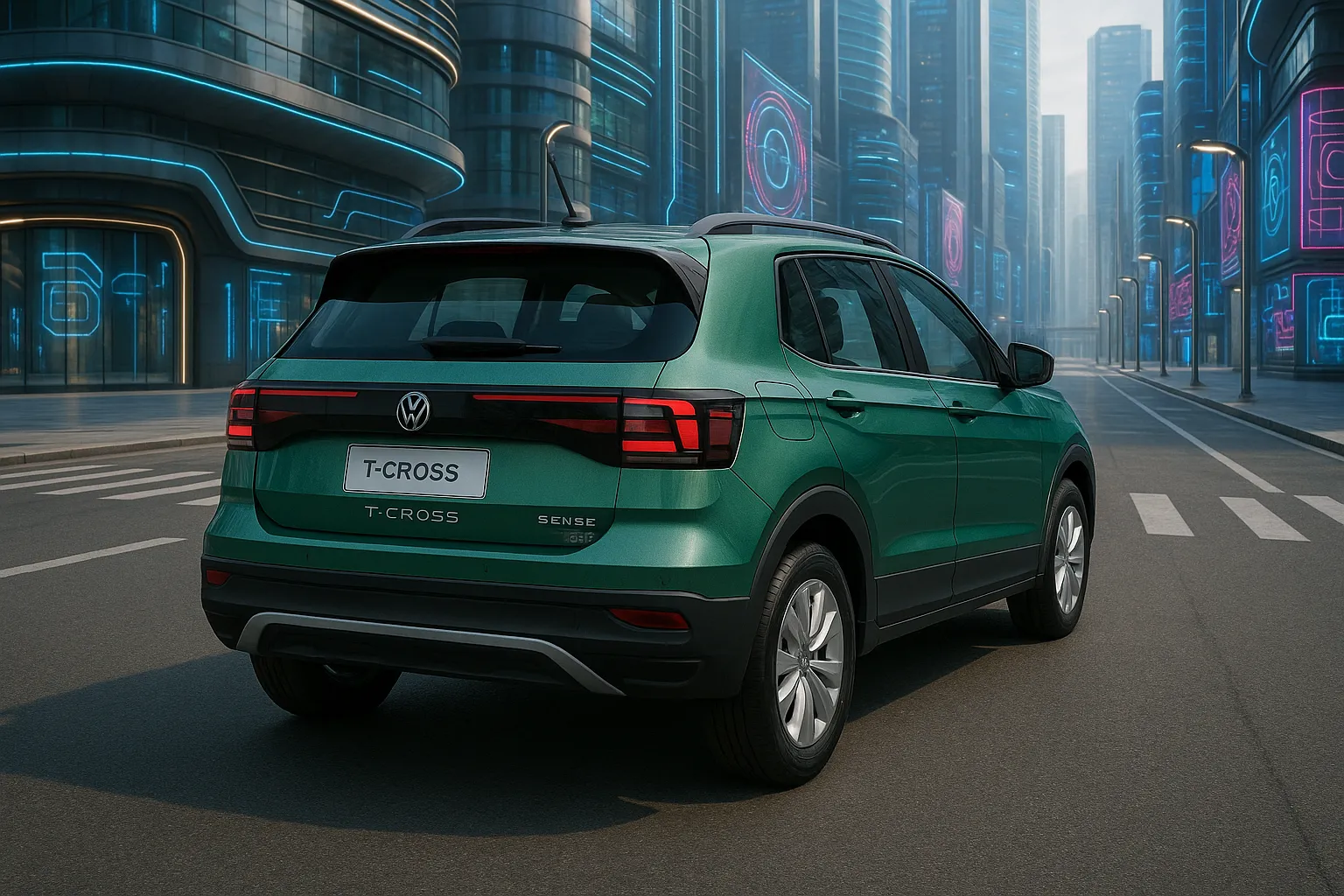 Notícias sobre automóveis PCD: Volkswagen T-Cross Sense 1.0 TSi ano 2026