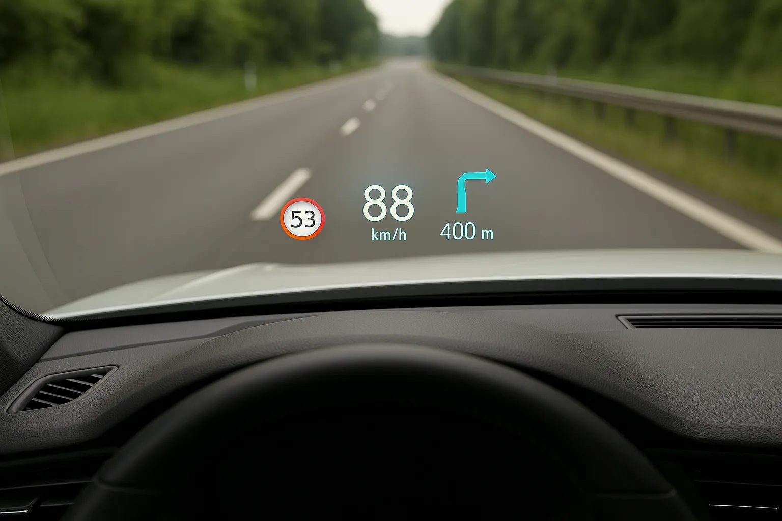 Como funciona o display de informações no para-brisa dos carros de elite como Porsche