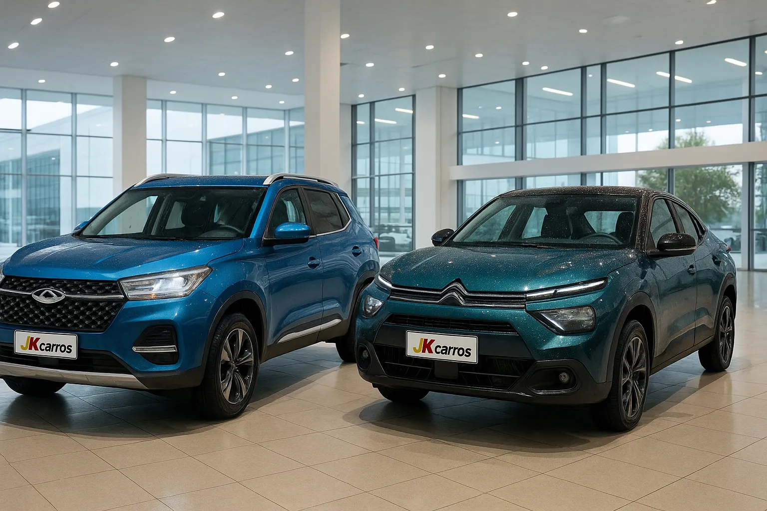 Comparativo carros Chery Tiggo 5x Sport 1.5 ano 2026 vs Citroen Basalt Feel 1.0 Turbo ano 2026