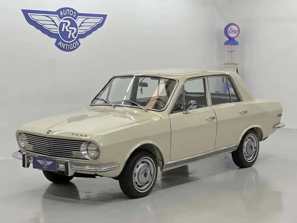 Ficha Técnica carros Ford Corcel Sedan Luxo 4 portas ano 1970