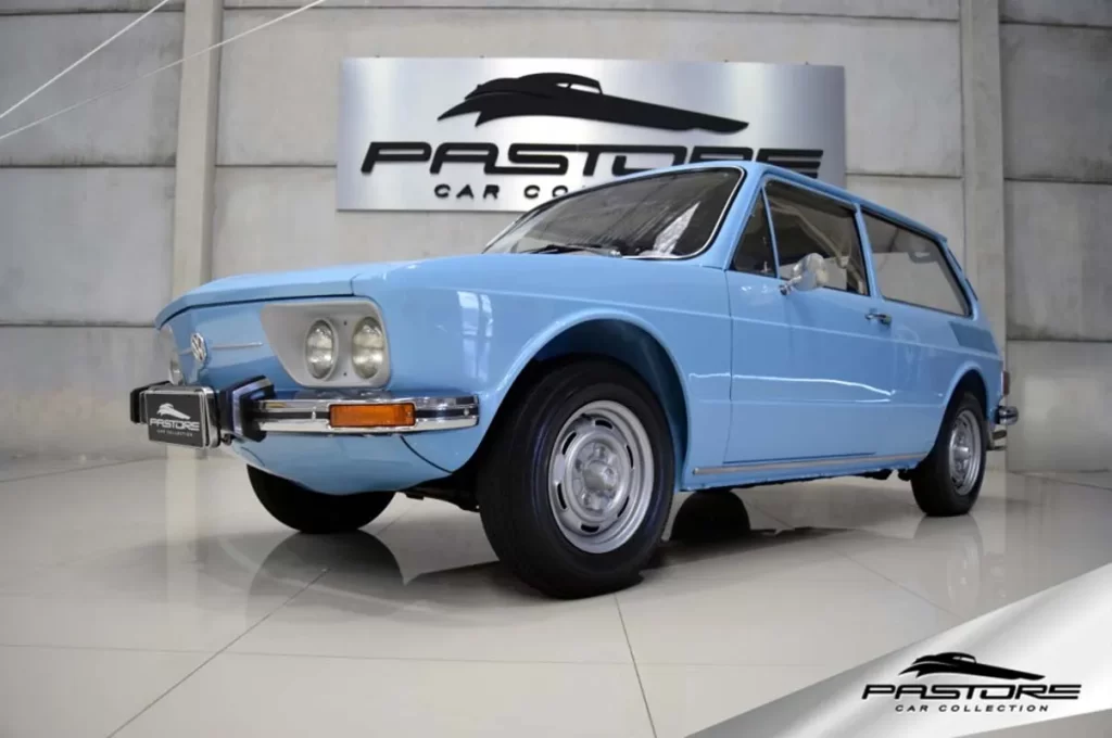 Ficha Técnica carros VW Brasília Azul Safira 1600 ano 1974