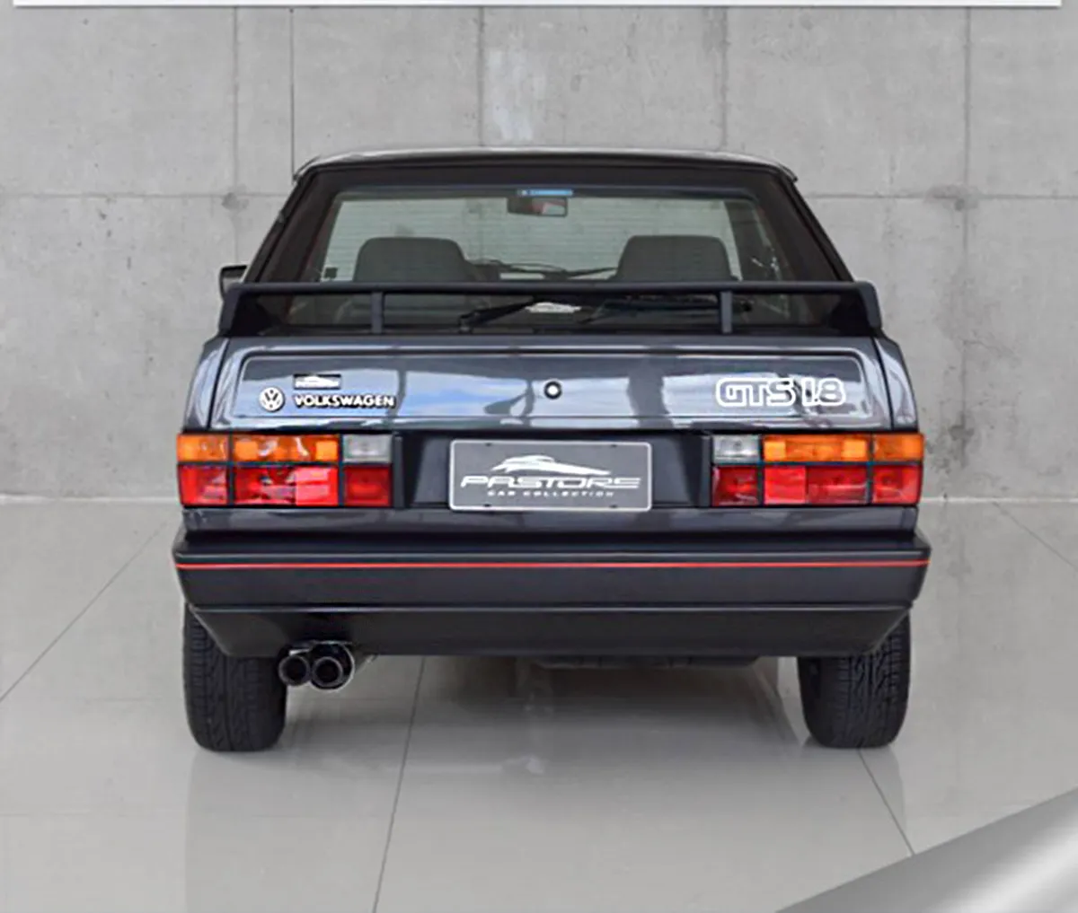 Ficha Técnica carros VW Gol GTS 1.8 a álcool cor Preto Onix a versão mais rara ano 1987