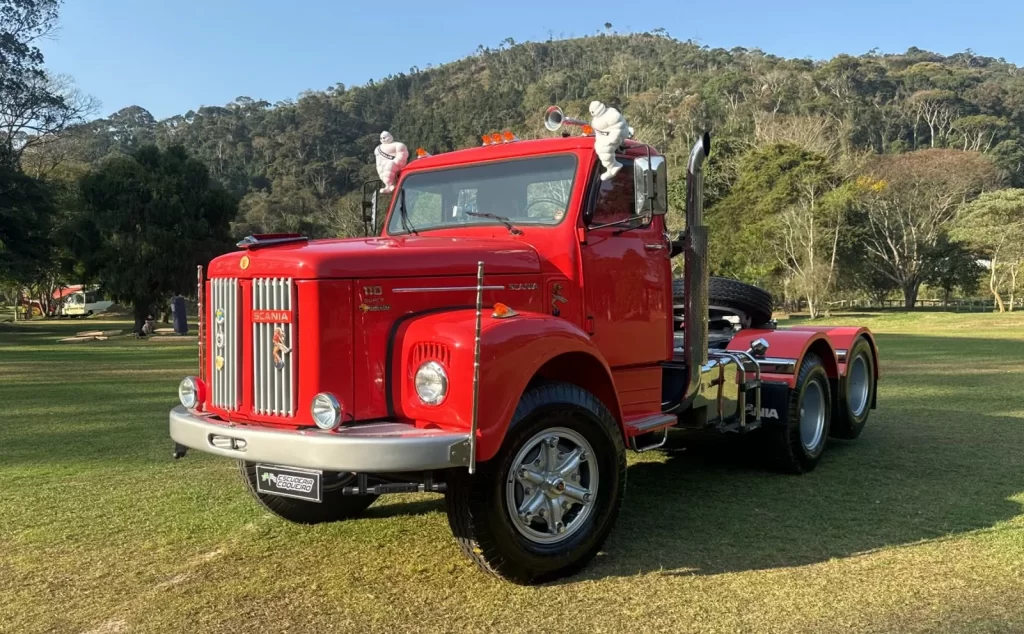 Ficha Técnica carros caminhão antigo Scania Jacaré 110 Super ano 1976