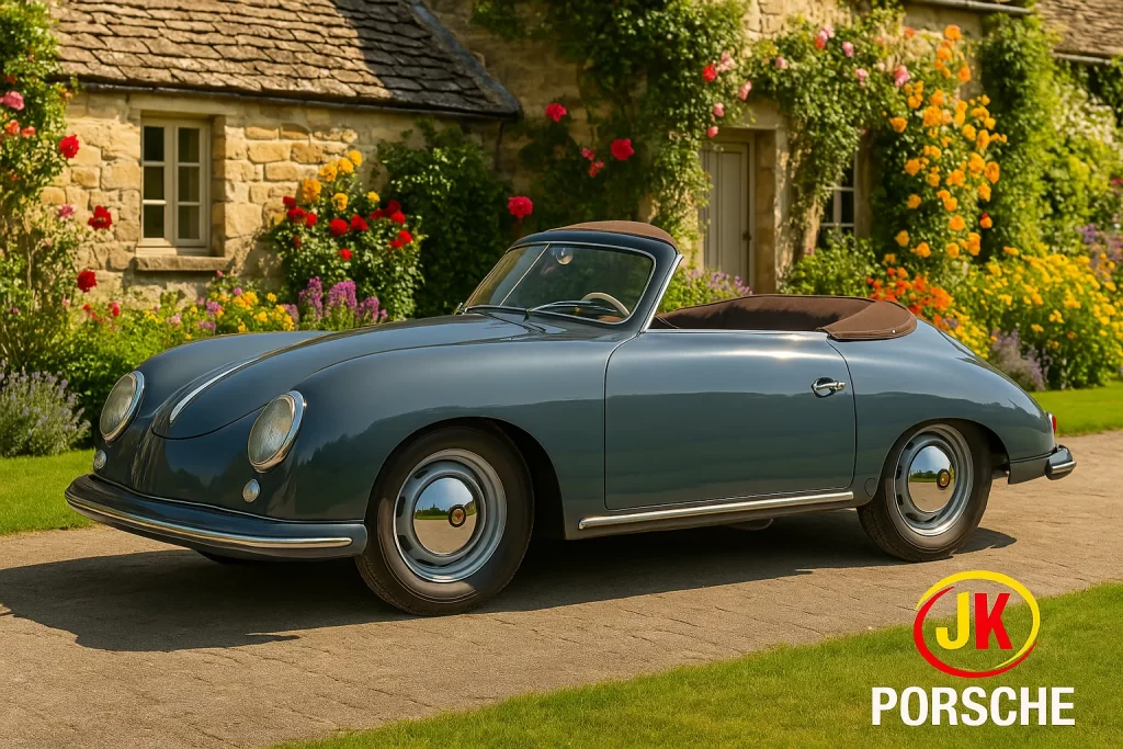 O Porsche 356 Gmünd Cabriolet 1950 um Porsche antigo raro e histórico
