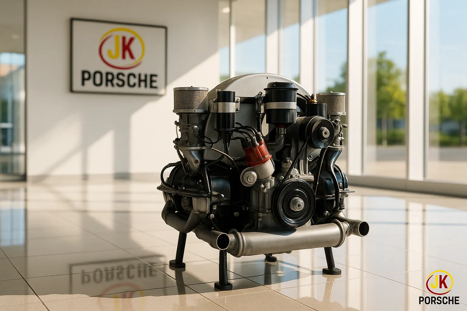 Motor Porsche 1300 S Tipo 589 (Super) ano 1953 guia técnico completo para mecânicos e engenheiros