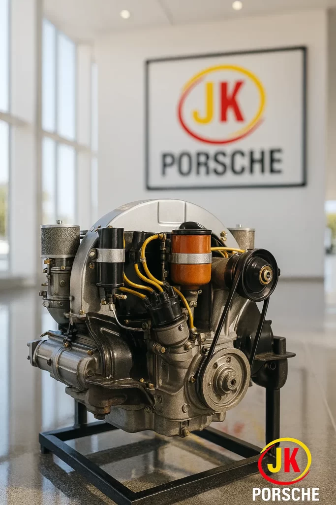 Motor Porsche 1500 “Normal” 55 cv Tipo 546 ano 1954: engenharia essencial para quem põe a mão na graxa