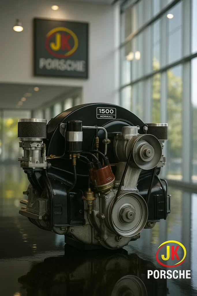 Motor Porsche 1500 “Normal” Tipo 5462 (60 cv, 1954) anatomia técnica do boxer que consolidou a engenharia do Porsche antigo