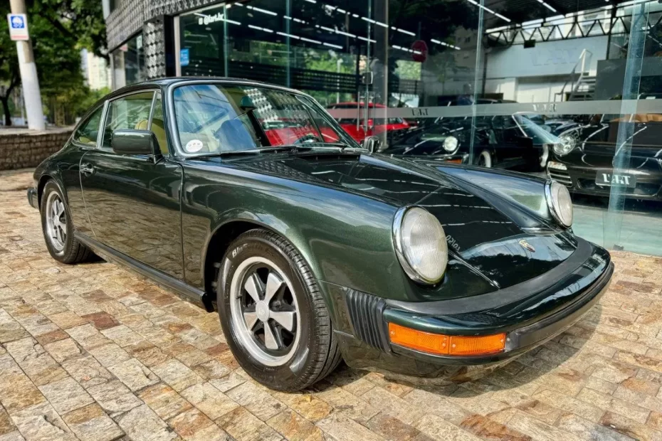 Porsche 911 S Coupé 1977 à Venda Clássico Verde Metálico em Perfeita Forma