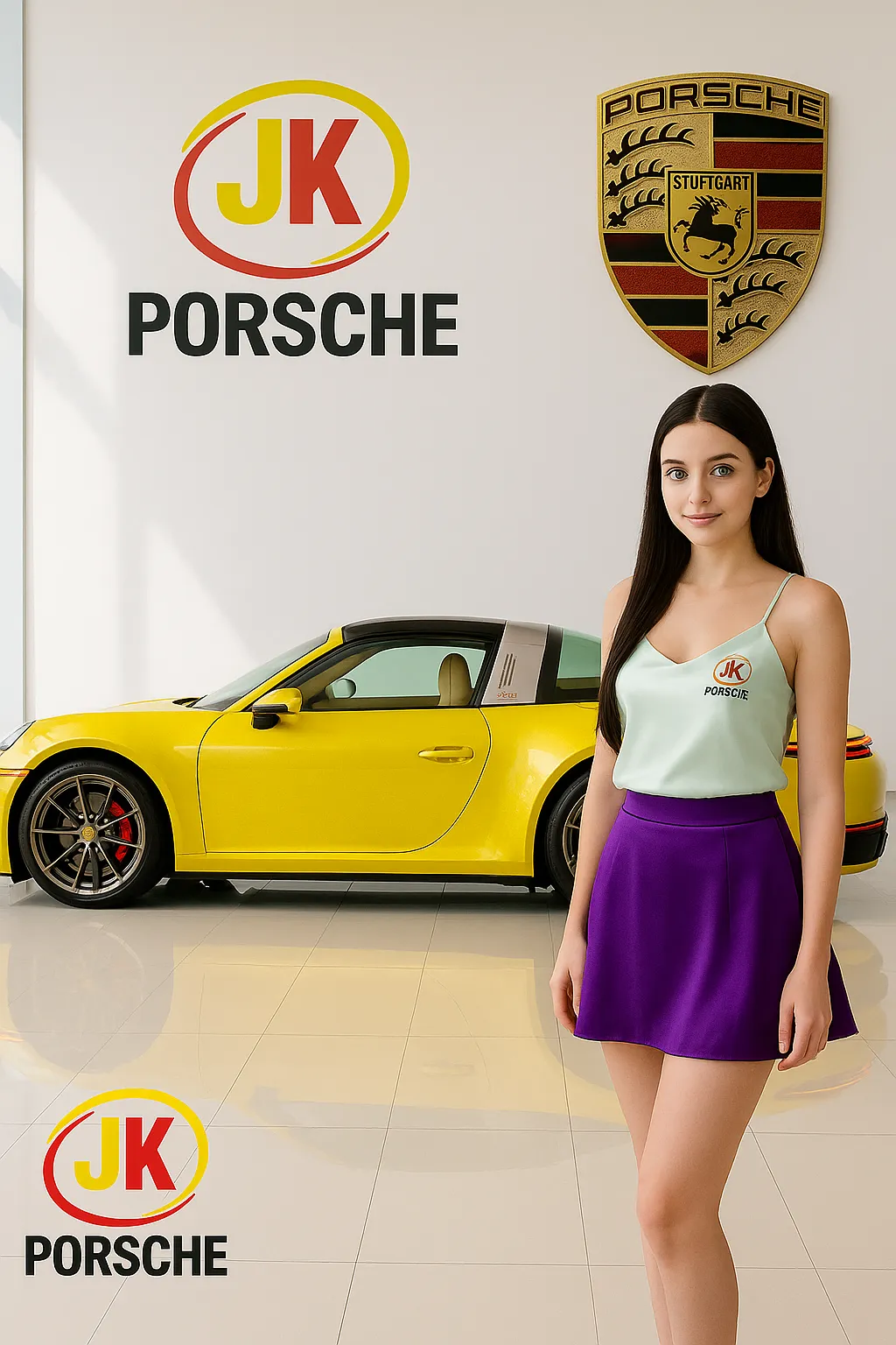 Linha lateral do 911 Targa destacando o arco e a silhueta clássica