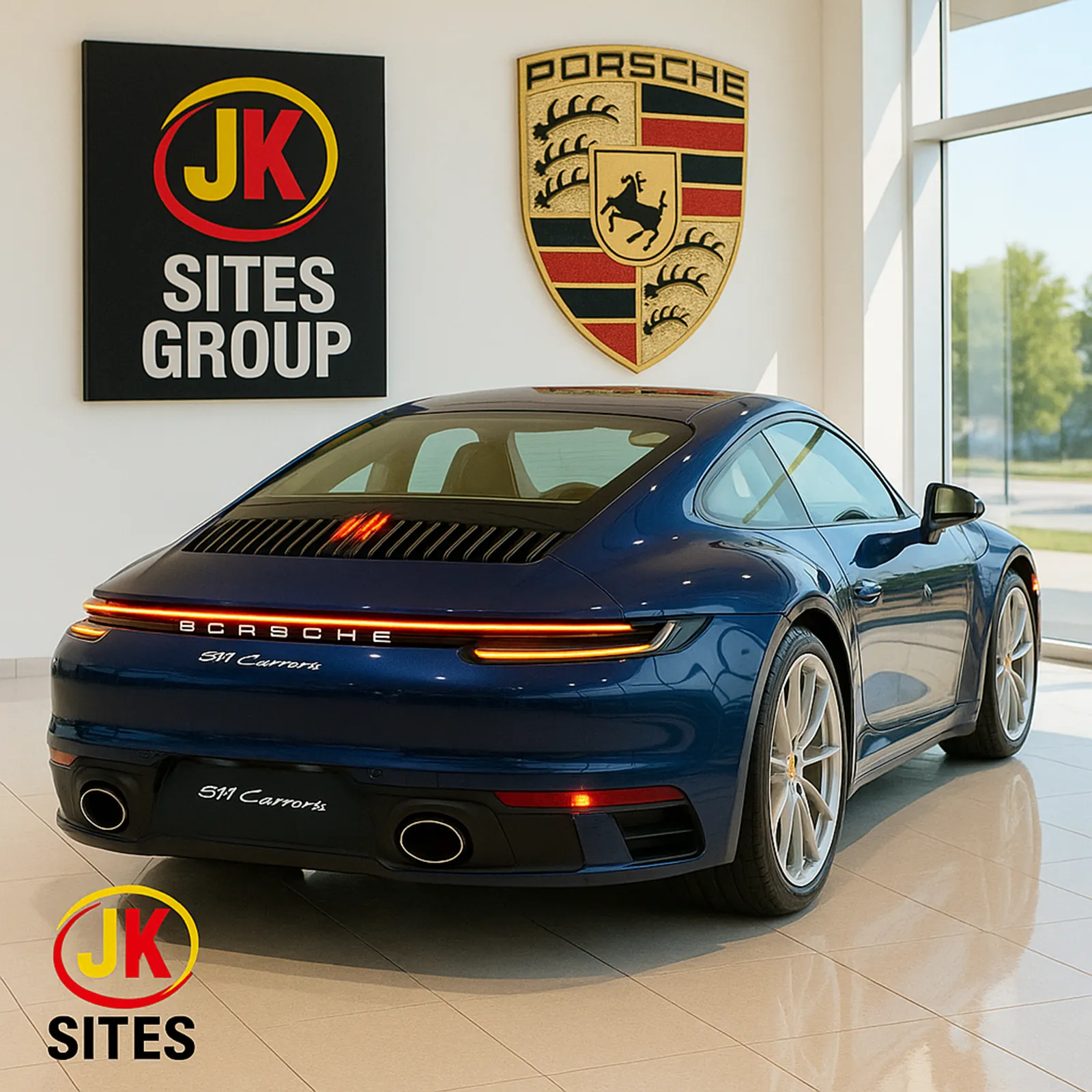 Porsche 911 Carrera 3.0 2024 em três-quartos dianteiro