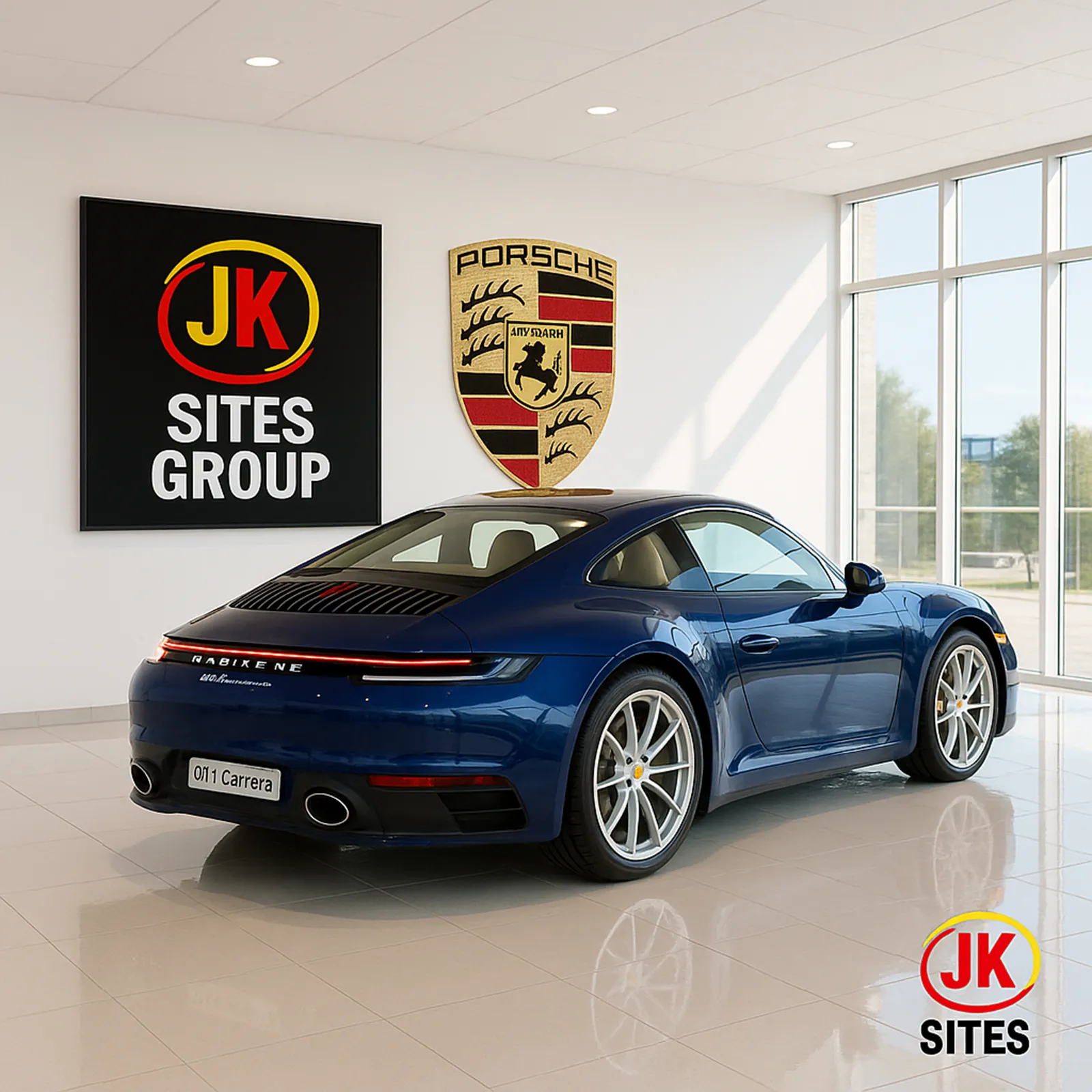 Porsche 911 Carrera 3.0 2024 em vista lateral mostrando proporções clássicas