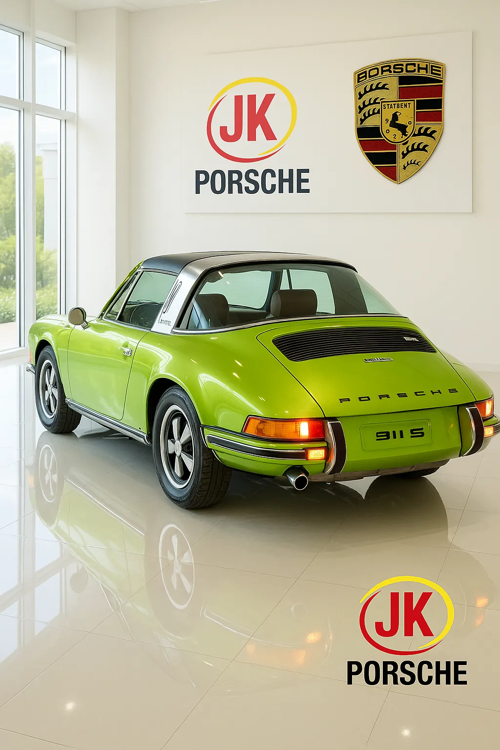 Detalhe traseiro do Porsche 911 S Targa 2.2