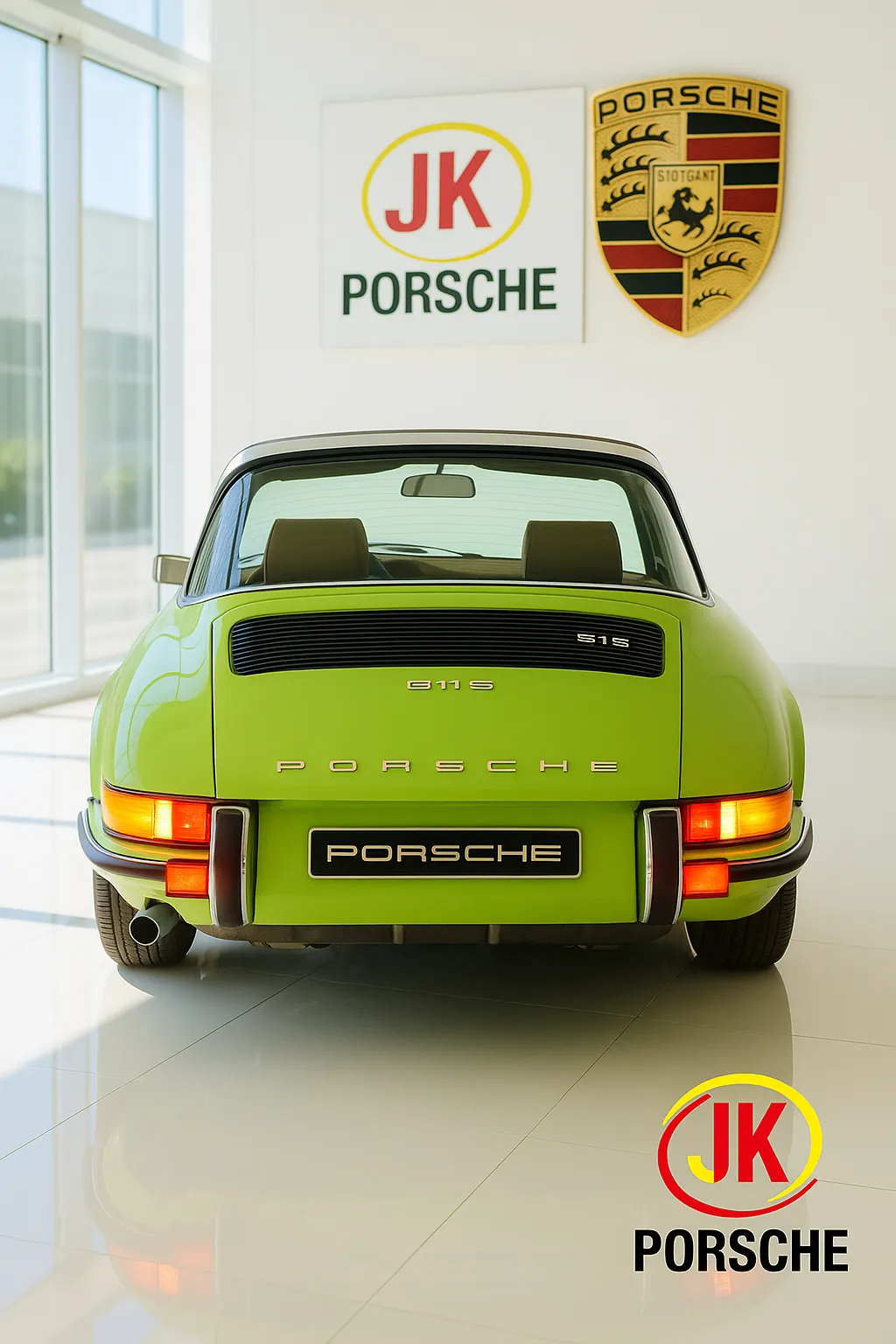 Suspensão e postura do Porsche 911 S Targa 2.2