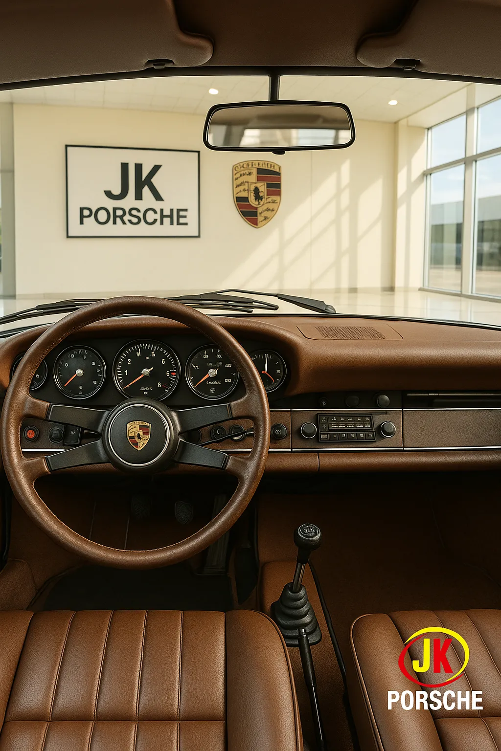 Linha 911 1970 em ambiente de concessionária