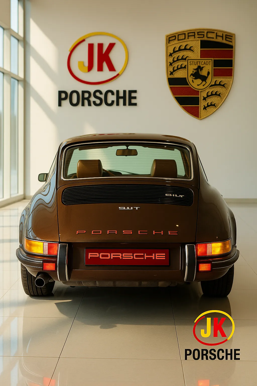 Detalhe de roda Fuchs do Porsche 911 T 2.2