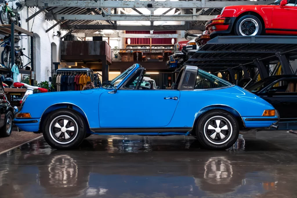 Porsche 911T Targa 2.2 1971 – Pastel Blue, clássico 911 antigo à venda em São Paulo