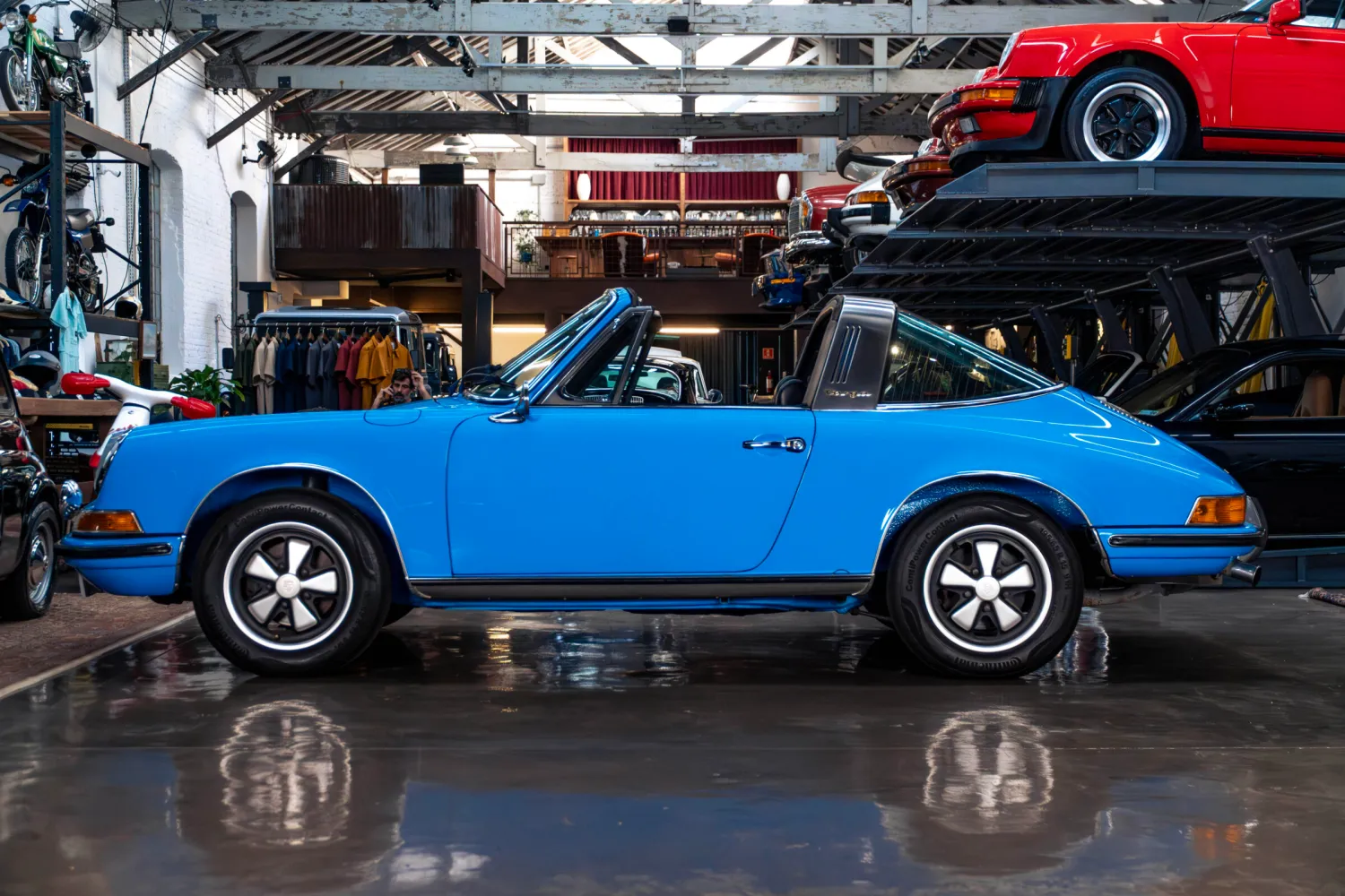 Porsche 911T Targa 2.2 1971 – Pastel Blue, clássico 911 antigo à venda em São Paulo